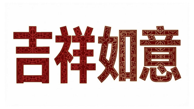 吉祥如意 Images – Browse 12 Stock Photos, Vectors, and Video