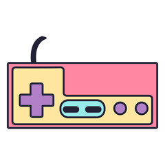 Gaming controller color stroke © Vexels