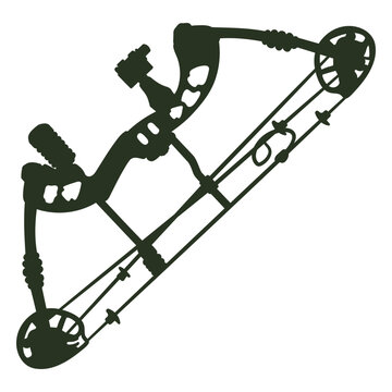 Compound Bow Silhouette