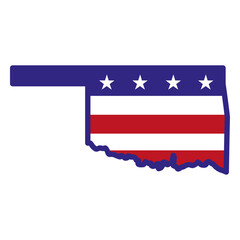 Oklahoma color stroke states