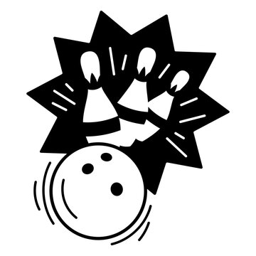 Bowling filled stroke strike
