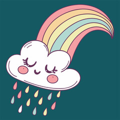 a single colorful leaf branch natural flow 1 isolated on white background