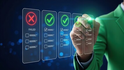 Assessing project progress with digital checklist