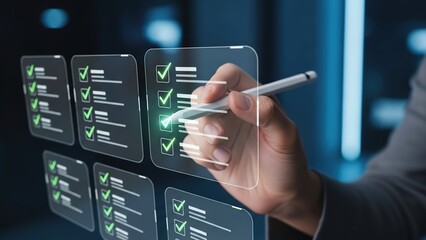 Checking off digital to-do lists