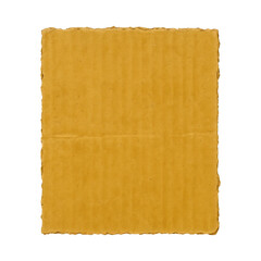 Obraz premium PNG Textured cardboard square illustration.