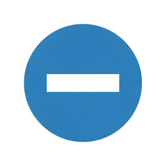 Minimalist no symbol icon isolated on transparent background high resolution png