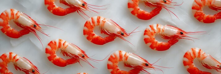 abstract shrimps background