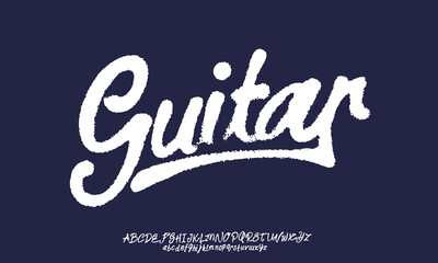 Font brush , typography, lettering, font modern design for logo, logotype