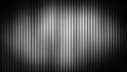 Minimalist black and white vertical lines with bright center glow