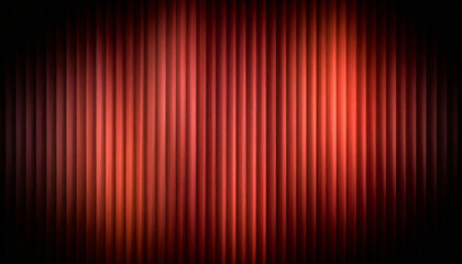 Modern red and orange light streaks on black background