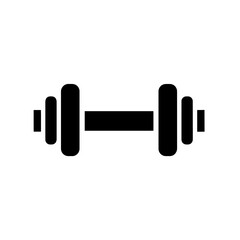 Fototapeta premium Fitness and Strength: A monochrome image showcases the simple elegance of a dumbbell, symbolizing the core of physical fitness and strength training. 