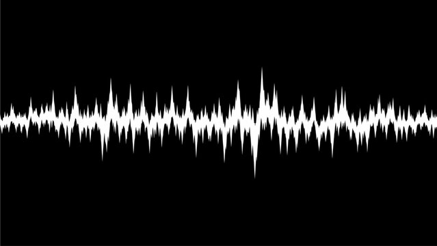 Digital waveform illustration of sound amplitude variations from file steven (393).ai viewed on a digital interface