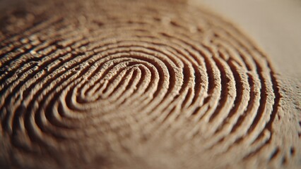 Close-up of a Fingerprint