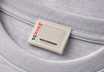 Inside Shirt Label Mockup