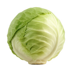 Fototapeta premium PNG Fresh green cabbage vegetable element.