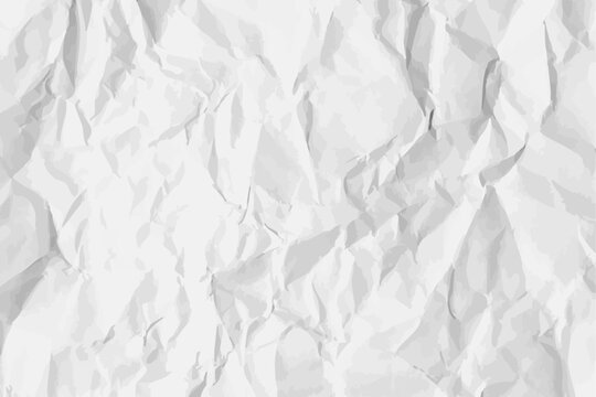 White clean crumpled paper