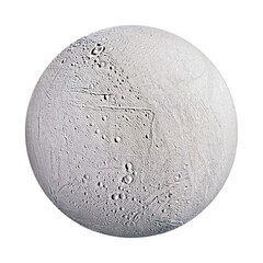 3d render moon isolated