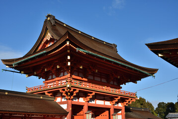 Fototapeta premium 伏見稲荷大社 楼門(京都市伏見区)