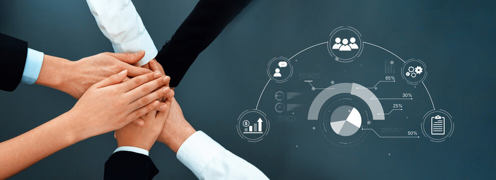 A project management dashboard displaying key performance indicators. The data visualization shows business intelligence metrics for workflow, team performance, and financial growth. Fermion - Powered by Adobe