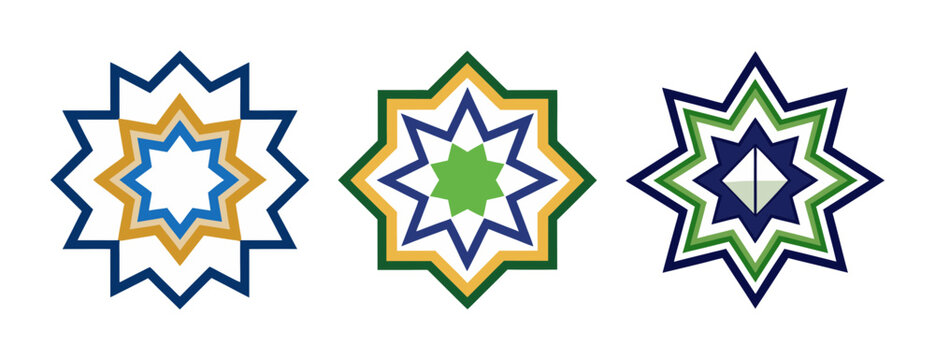 Islamic star patterns geometric designs geometric art for decoration