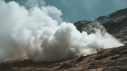 Bromo Volcano Steam