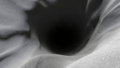 Abstract Grey and White Swirling Background