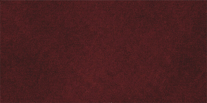 A vintage red leather texture background features a dark grunge material surface with a rough macro pattern suitable for a blank textile design backdrop or old book wallpaper