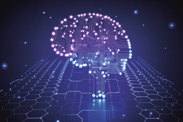 Illuminated neural network