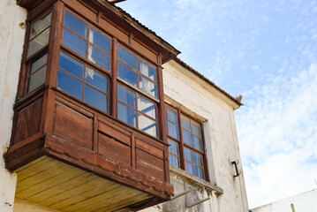 Obraz premium Old Town streets Ottoman House ,Kaleici, Antalya,Turkey.