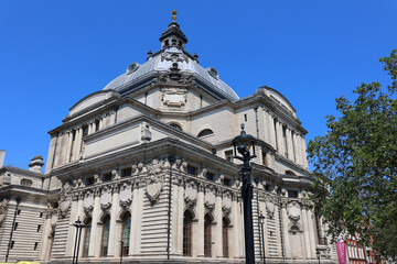 Obraz premium Westminster Abbey, formally titled the Collegiate Church of Saint Peter at Westminster, is an Anglican church in the City of Westminster, London