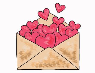 Valentine's Day cards in red tones,a place for text.