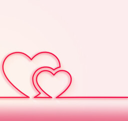 Valentine's Day cards in red tones,a place for text.