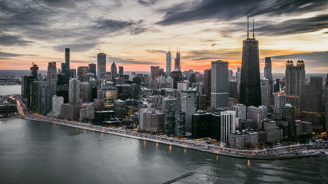 Chicago Illinois Downtown Skyline
