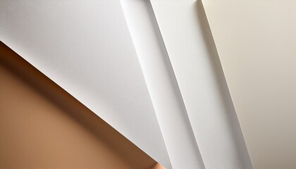 Generative Ai Abstract Flat Lay Backdrop Off White And Neutral Tone Gradient