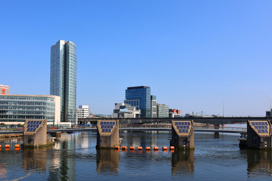 BELFAST NORTHERN IRELAND UNITED KINGDOM 06 03 2023: Edenderry lies north east to the River Lagan. There have been more applications within Belfast for solar panels than any other type of renewable 