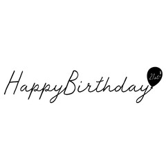 Fototapeta premium Happy Birthday 