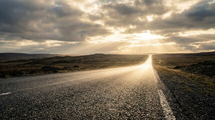 Fototapeta premium Path Turning Into Light Concept