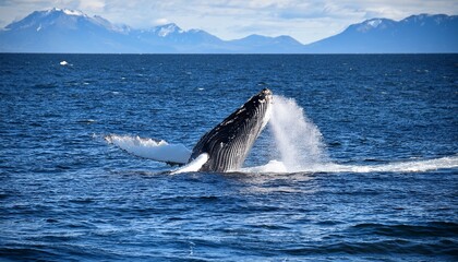 Fototapeta premium Humpback Whale Breach