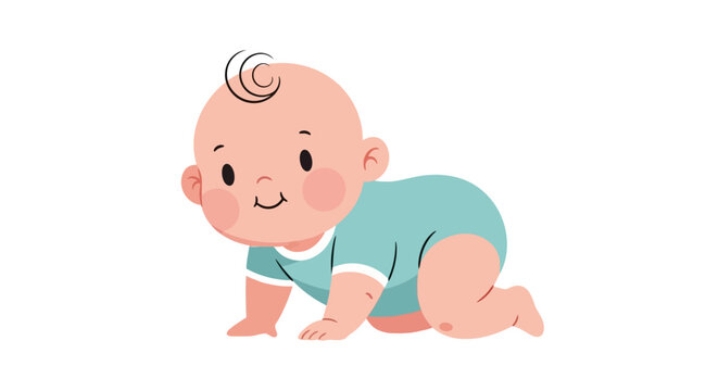 baby crawling