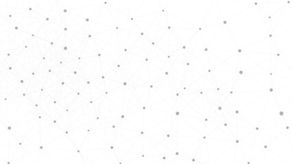 Abstract plexus-style geometric mesh with interconnected dots and lines forming a tech-inspired background.