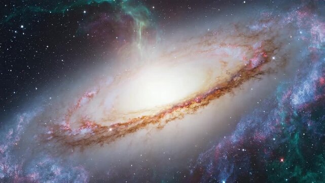 Milky Way Galaxy in Space