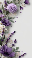 Isolated bouquet of nature flowers