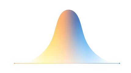 Gaussian Bell Curve Illustration