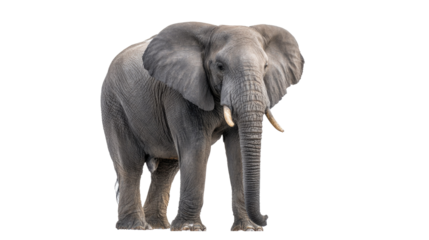 Majestic Elephant Isolated