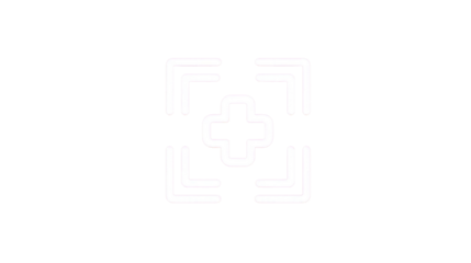 Medical Symbol Crosshair White