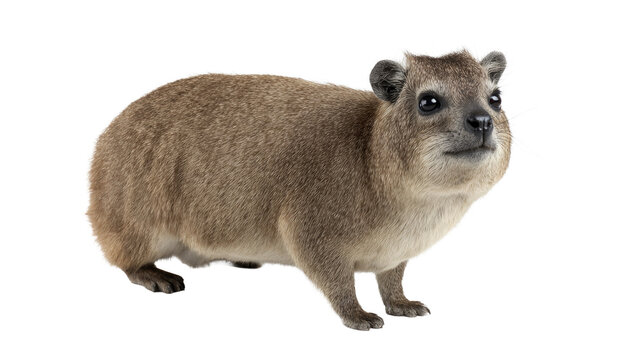 Rock Hyrax isolated