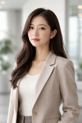Fototapeta premium Minimal Office Look Woman