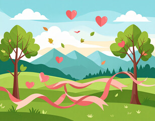 Obraz premium Whispering Wind Scrolls