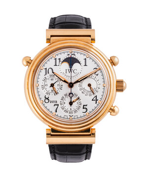IWC Da Vinci Perpetual Calendar Automatic Split-Second Chronograph Reference 3754 with rose gold case. Milan. Italy_September 2, 2025
