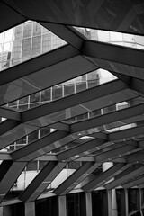 Modern Geometric Architectural Structure